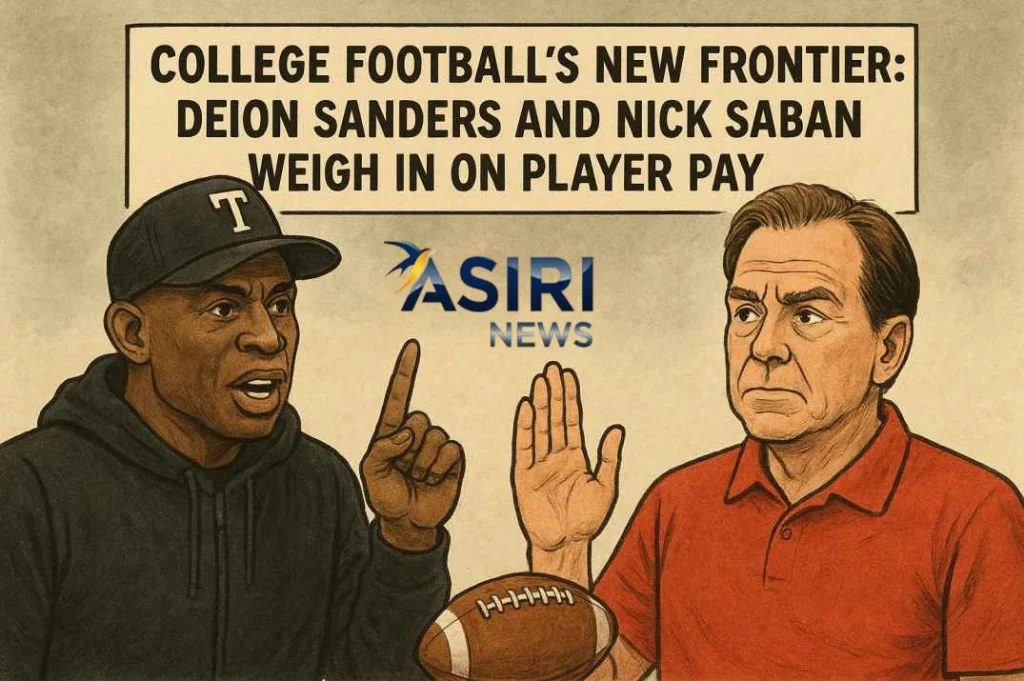 College Football's New Frontier Deion Sanders and Nick Saban Weigh In on Player Pay