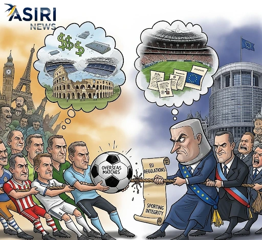 European Football Leagues Clash with EU over Overseas Matches, Sparking Debate on Football’s Soul