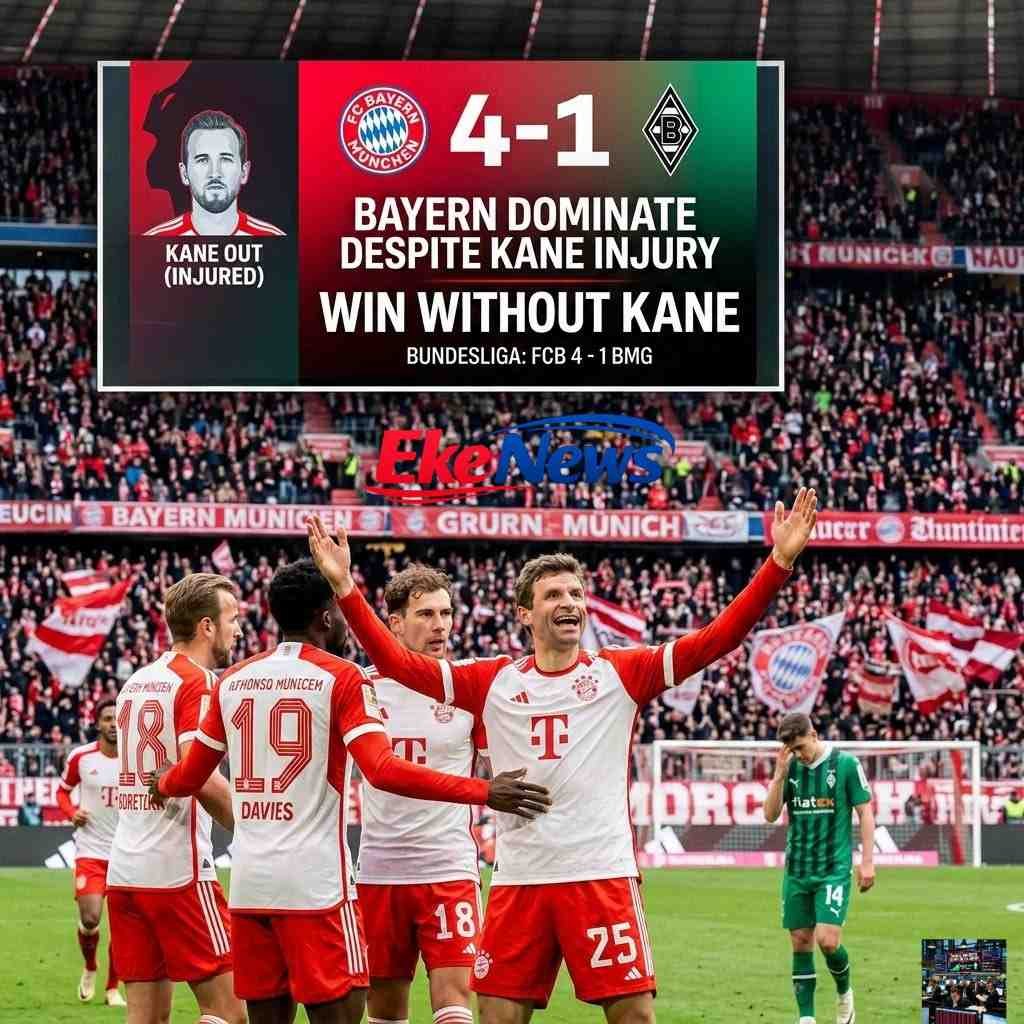 Bayern Munich Dominates Despite Kane Injury