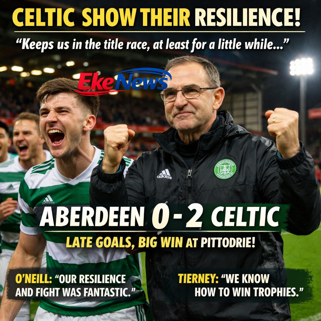 Celtic Dig Deep to Beat Aberdeen as Martin O’Neill Says Win Keeps Title Race Alive