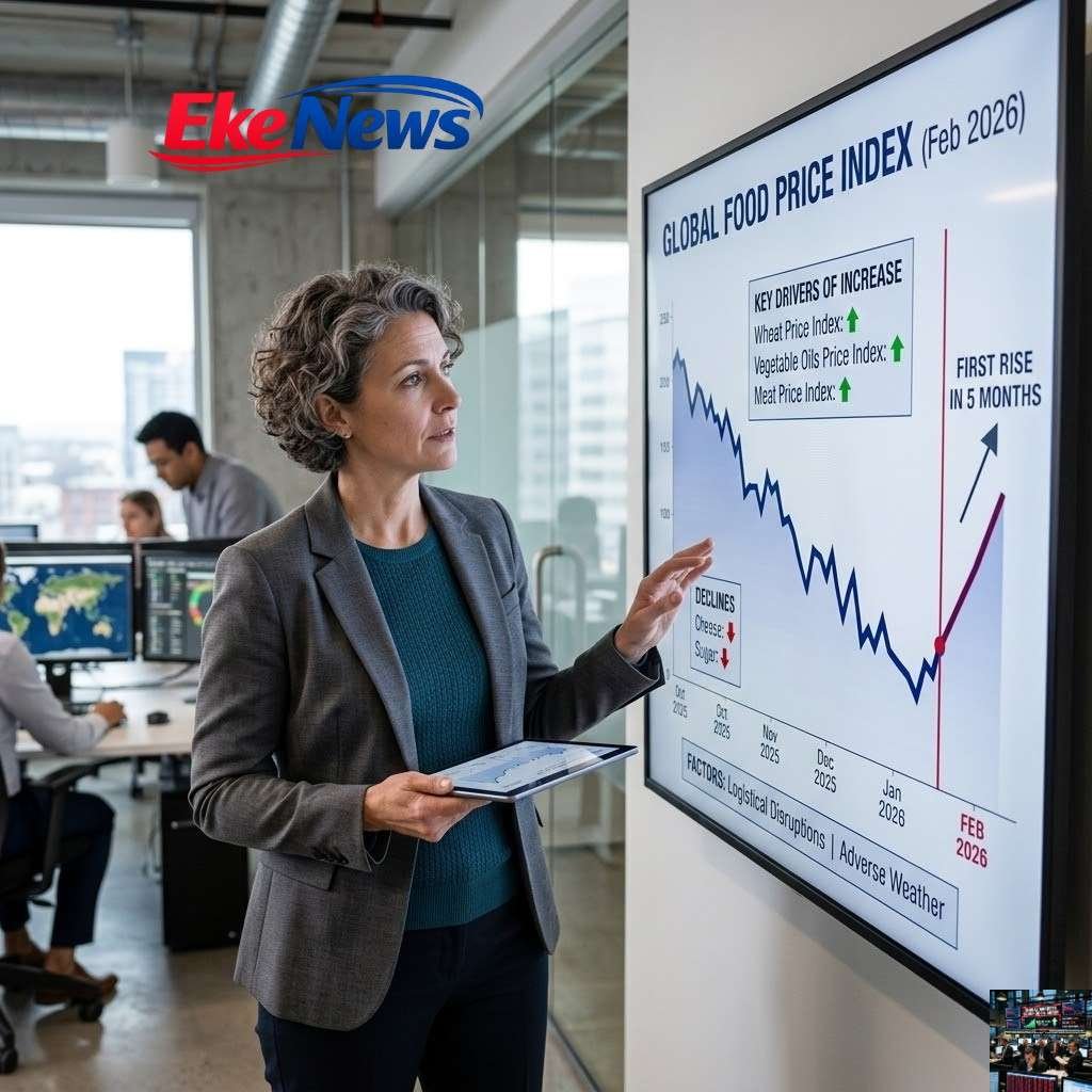 Global Food Prices Rise for the First Time in Five Months