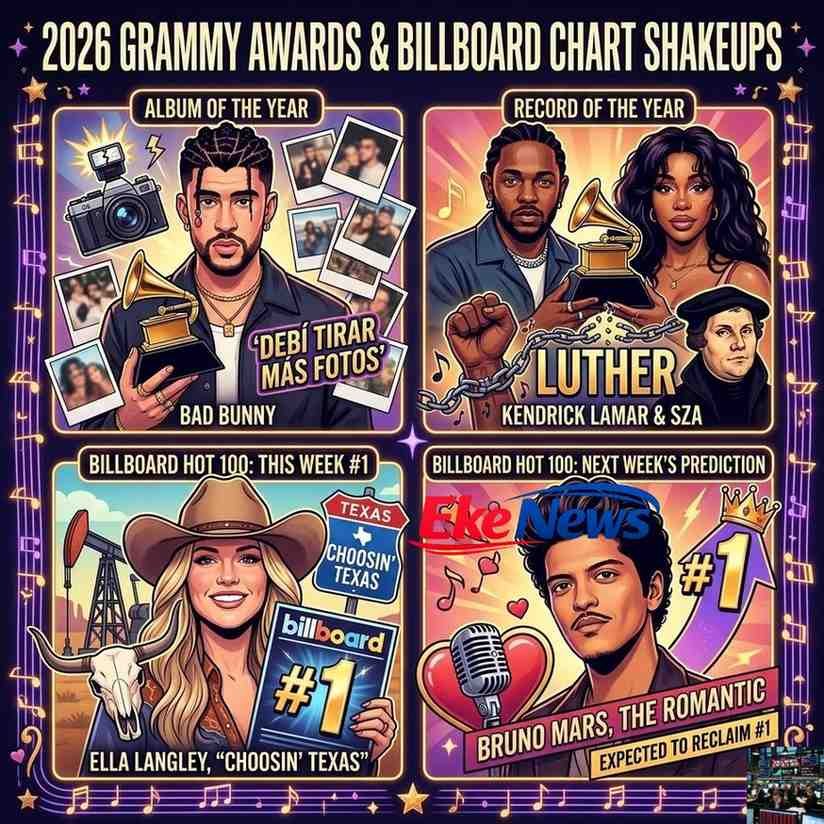 Grammy Winners and Chart Shakeups