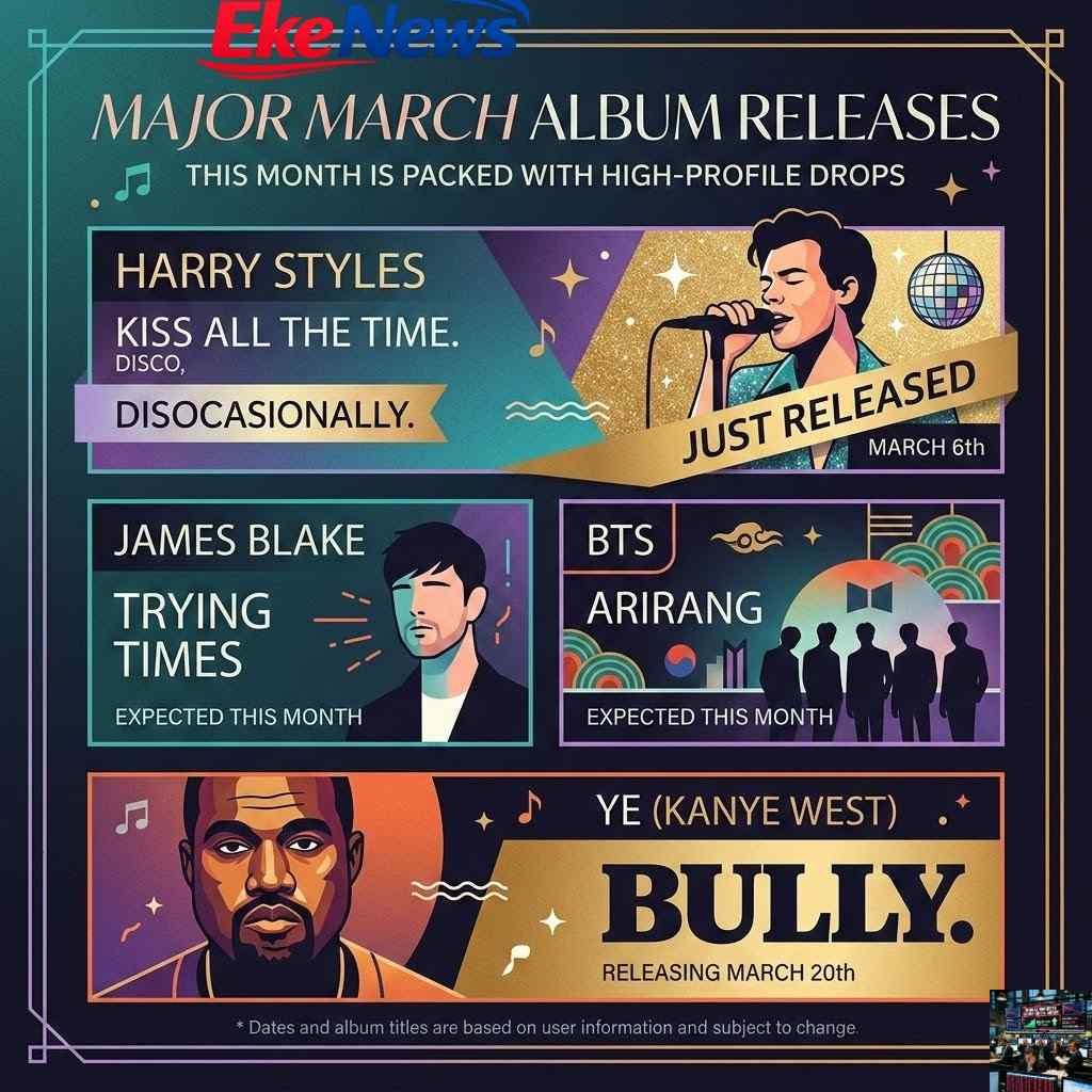 Major March Album Releases