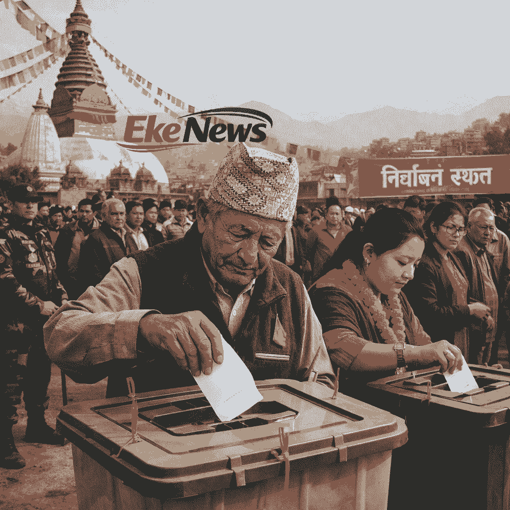 Nepal Holds Major Election After Government Collapse