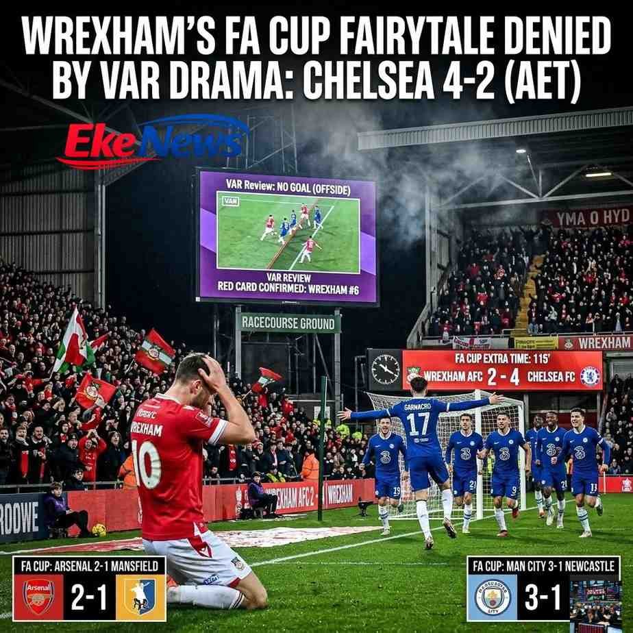 Wrexham’s FA Cup Fairytale Denied by VAR Drama